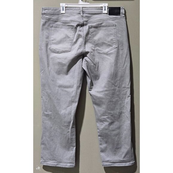 Liverpool Light Gray Relaxed Fit Straight Leg Denim Jeans -- Men's Size 40 x 30 - Picture 3 of 6